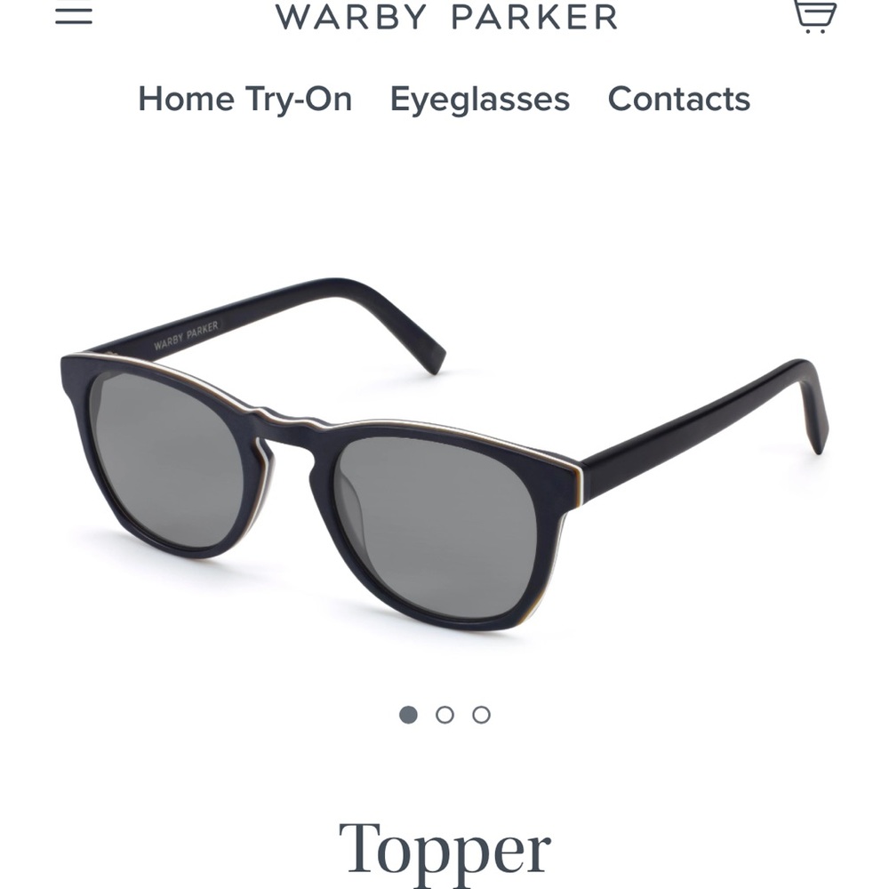 Warby Parker “Topper” Matte Black Sunglasses